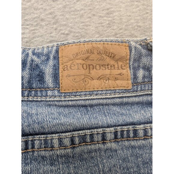 Aeropostale Jeans Womens 13/14 Blue Chelsea Bootcut Stretch Denim Light Wash - Picture 11 of 15